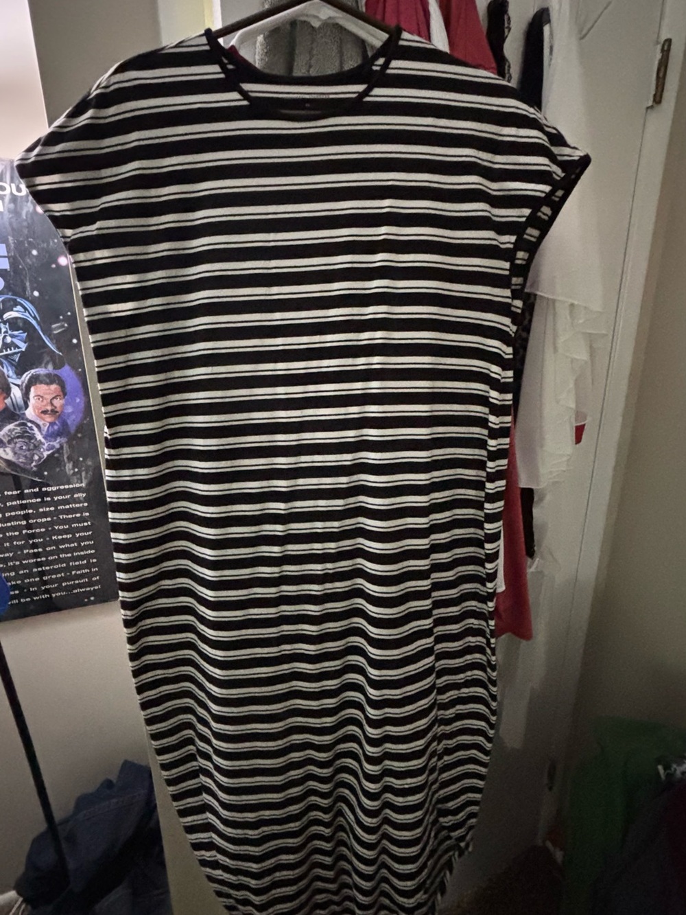 Universal Standard Black and White Striped Geneva dress size XS